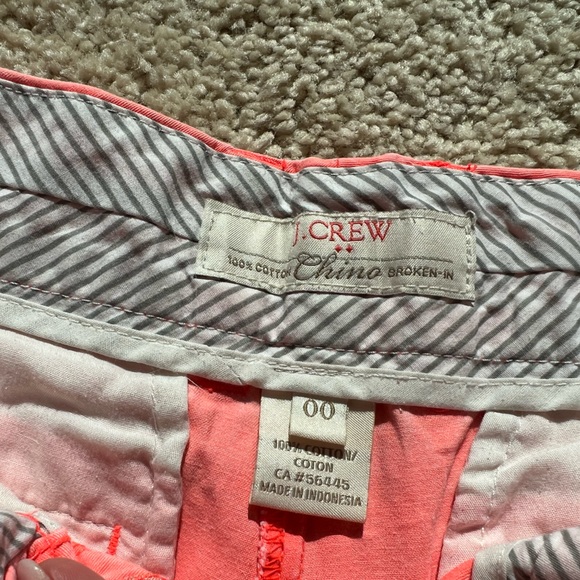 Orange/ corral j. Crew shorts - Picture 2 of 3
